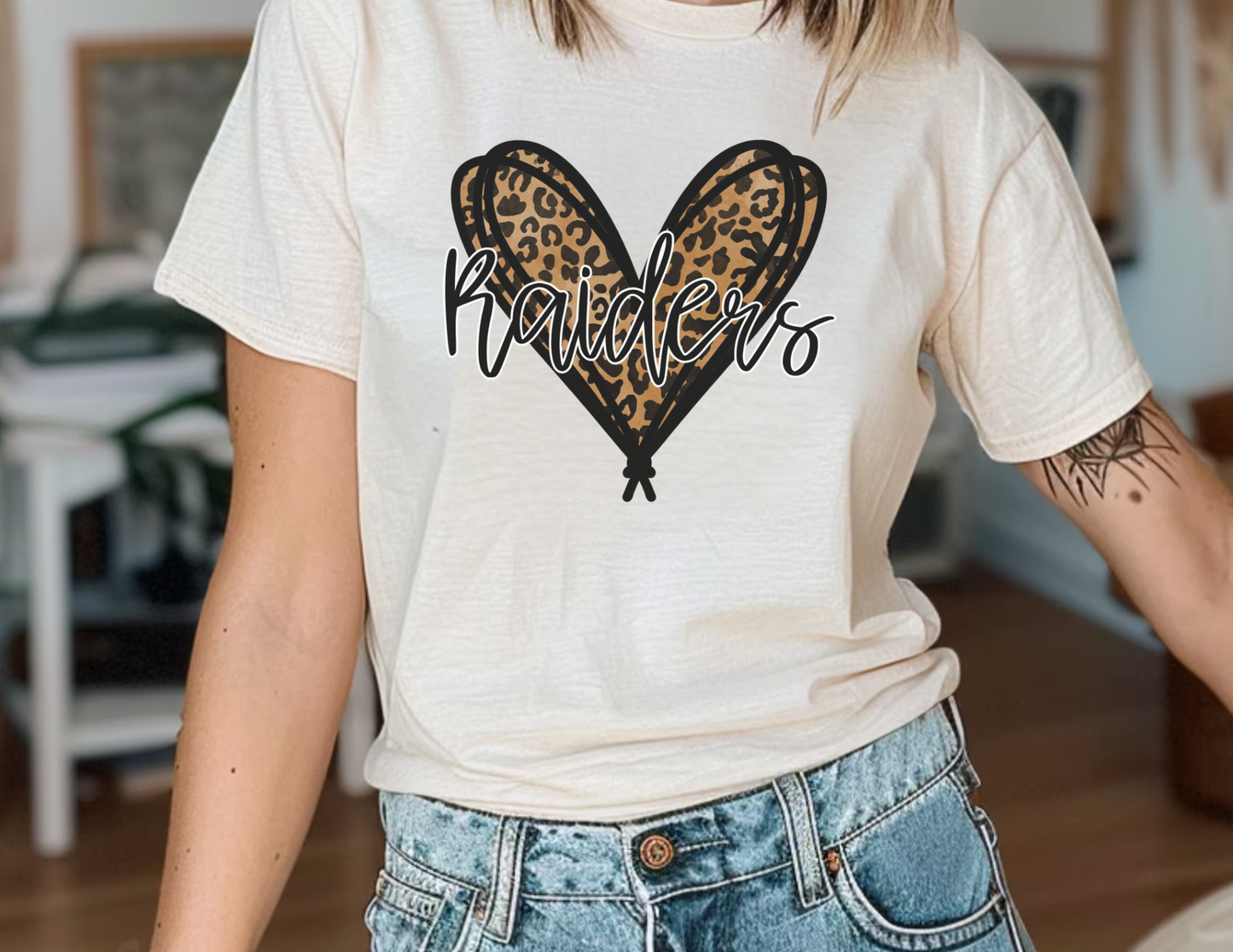 Raiders Leopard Heart