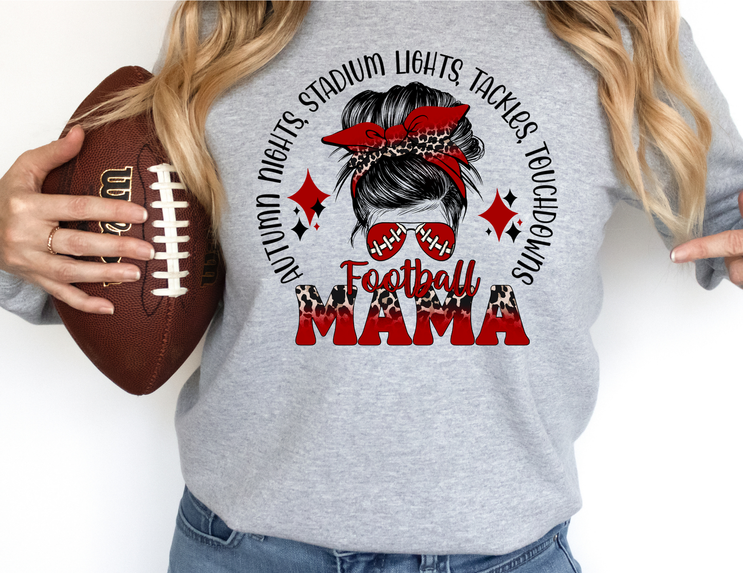 Football Mama - Red