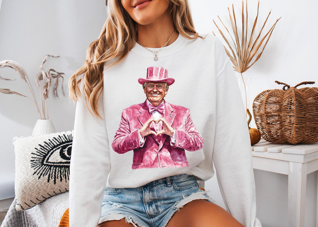 President heart hands