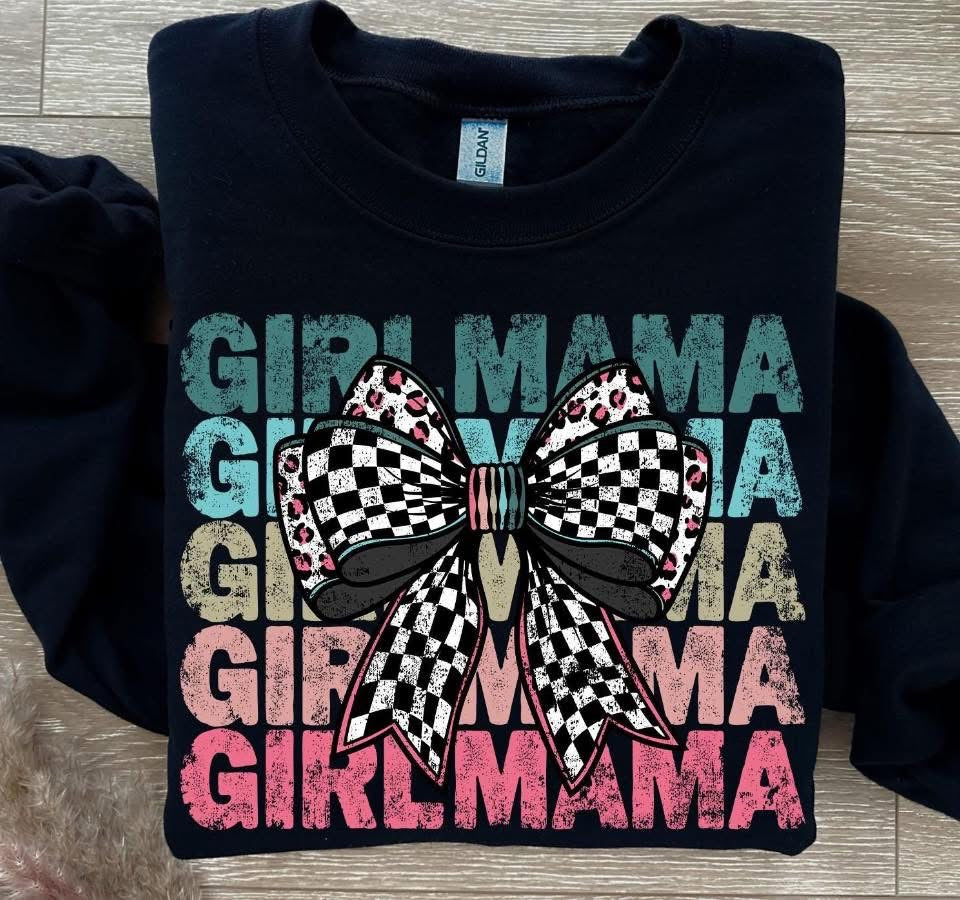Girl Mama Pastel Bow