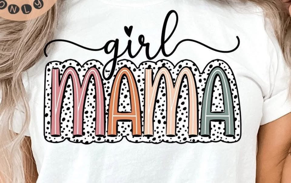 Girl Mama Dalmatian Print