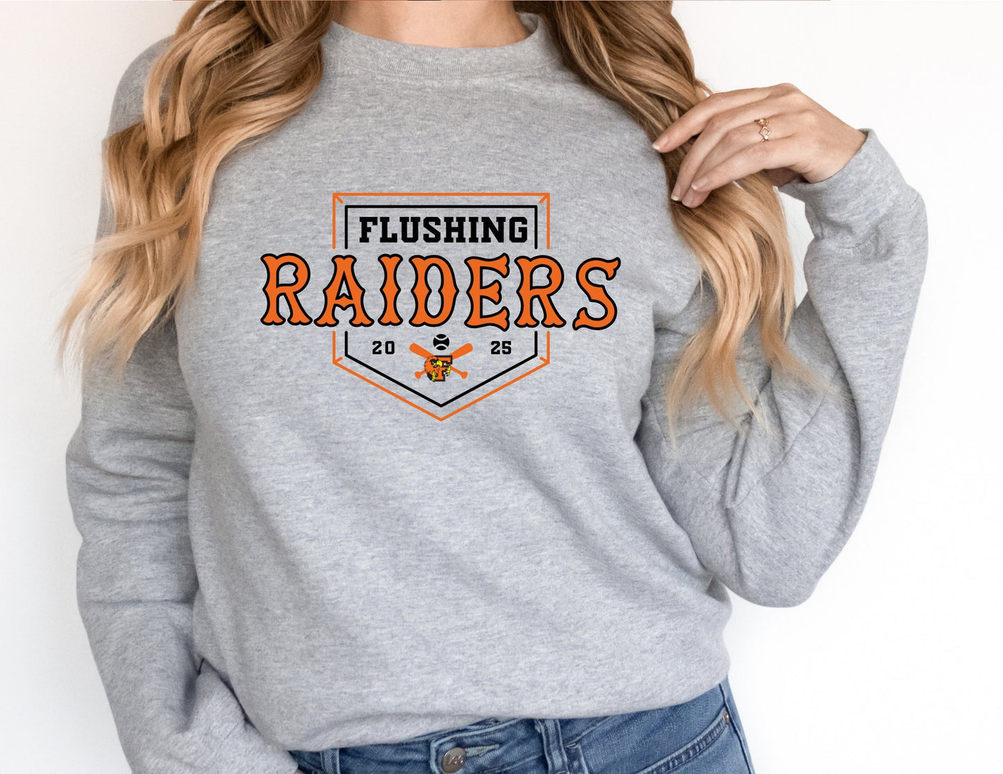 Flushing Raiders Baseball Bold