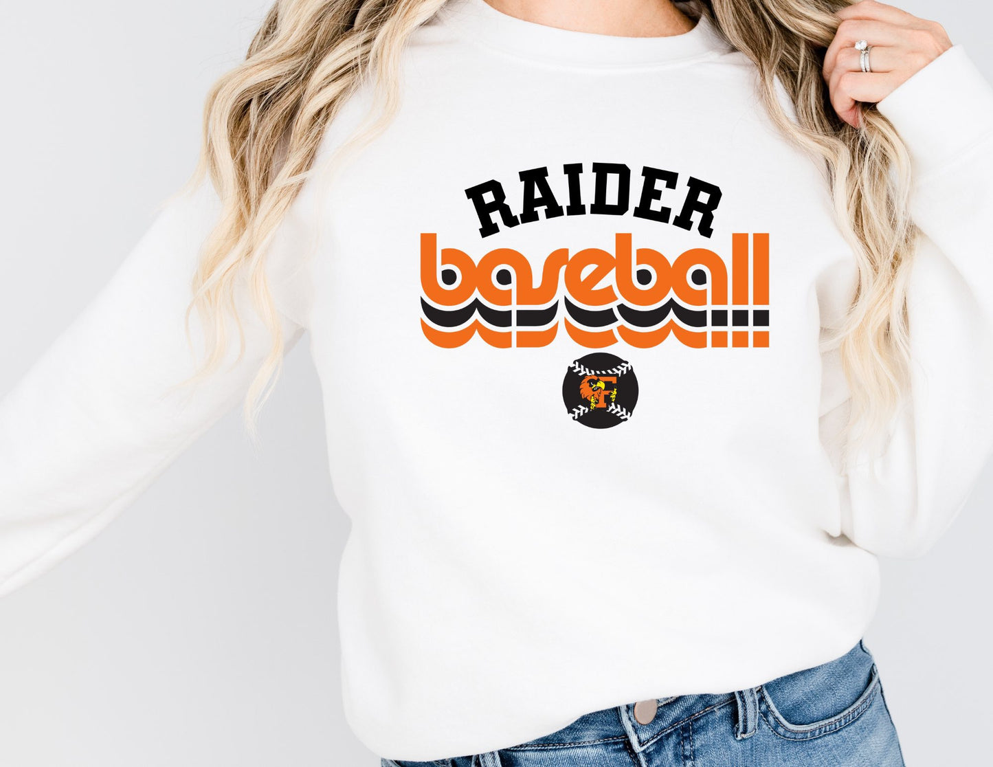 Raider Baseball Stacked