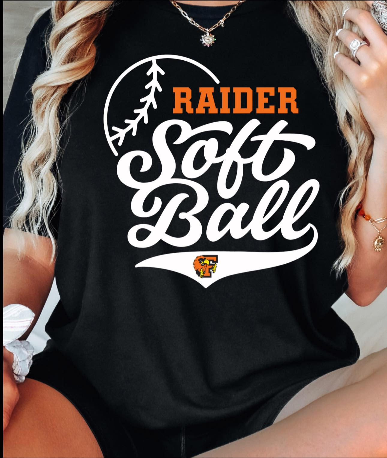 Raider Softball Bold Cursive