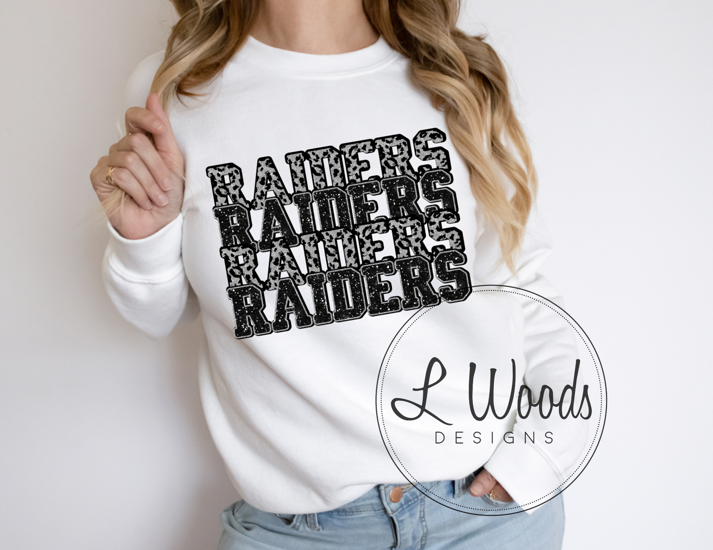 RAIDERS GREY LEOPARD
