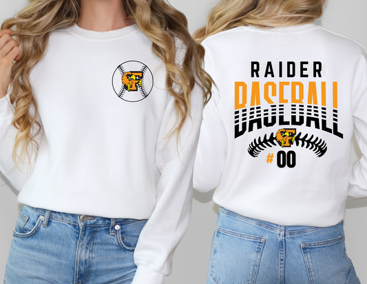 RAIDER BASEBALL W. NUMBER