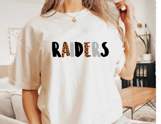 Raiders Leopard Letters