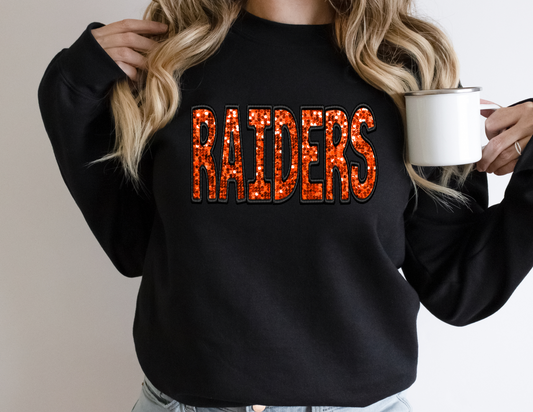 Raiders Faux Glitter