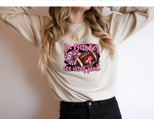 In October we wear pink