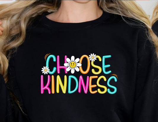 Choose Kindness Rainbow Letters