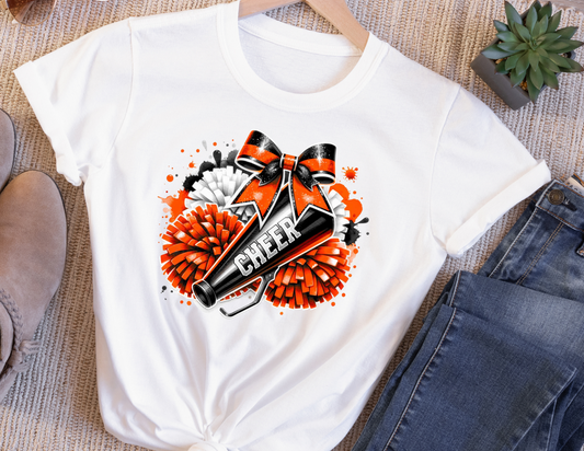 Cheer Poms & Megaphone