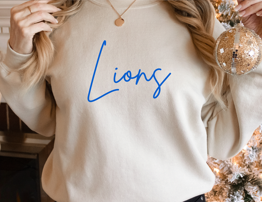 Lions Cursive