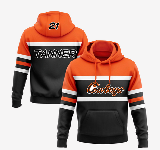 Cowboys Color Block Hoodie - Customizable