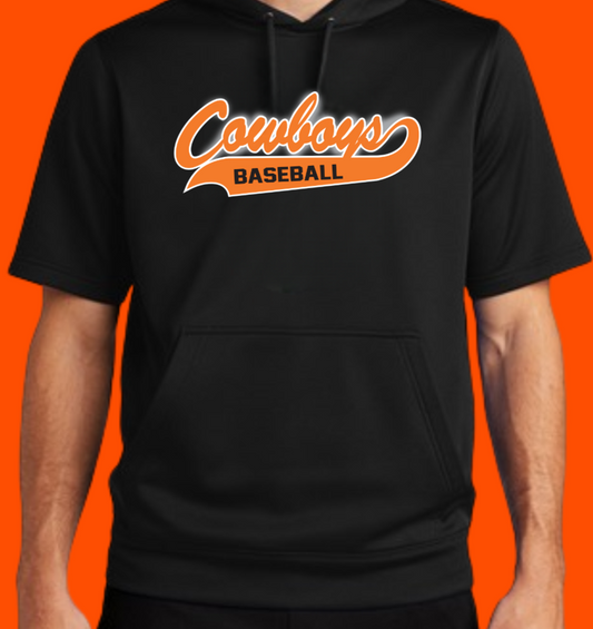 Cowboys Logo Short Sleeve Hoodie