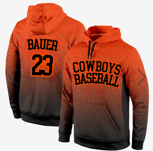 Cowboys Baseball Ombre - Customizable - ADULT AND YOUTH
