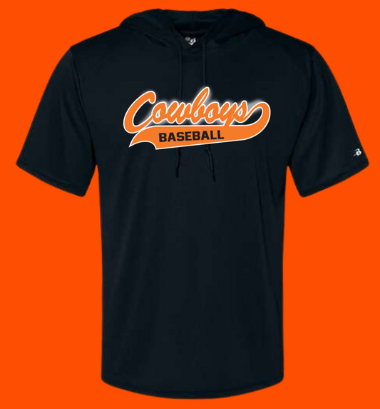 Cowboys Logo Short Sleeve Hooded T-Shirt