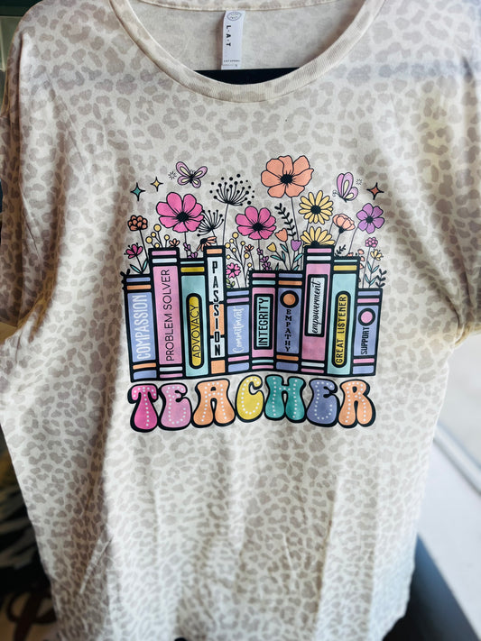 Teacher Floral Books