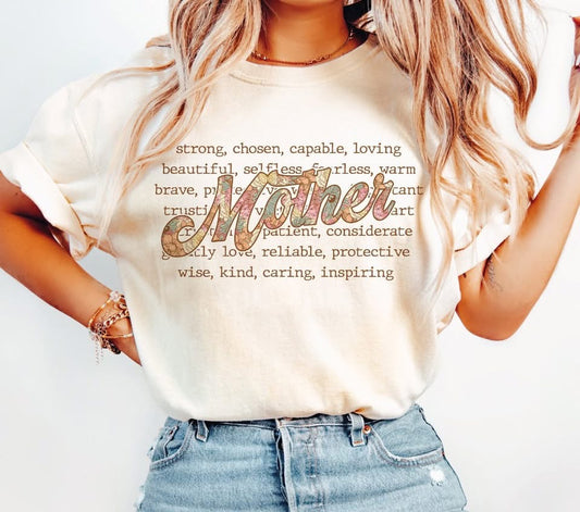 Mother Floral Described