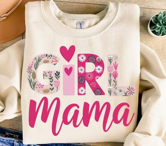 Girl Mama Pink Floral