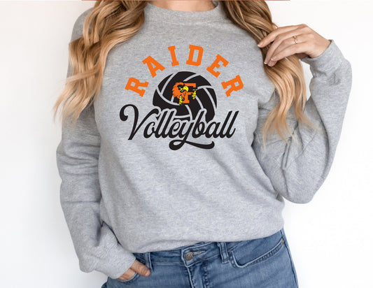 Raider Volleyball Cursive