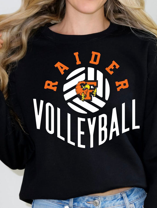 Raider Volleyball Wave Font