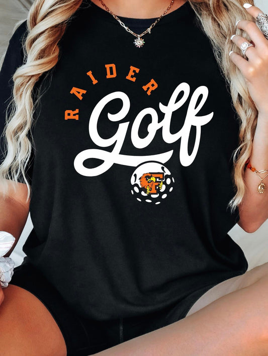 Raider Golf Cursive