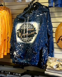 Faux Bleached Hoodie Michigan