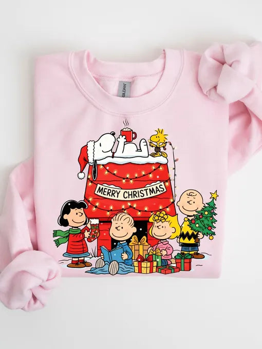 Merry Christmas House - Brown