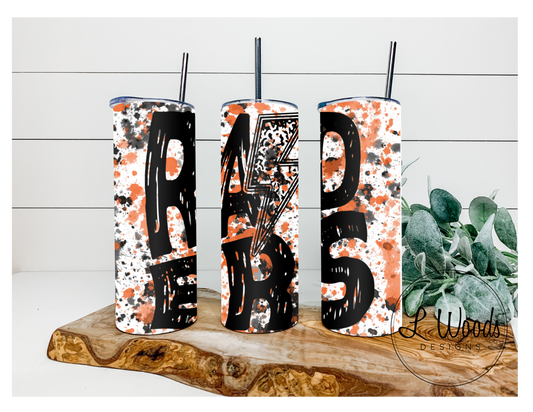 Raiders Lightning Bold Tumbler