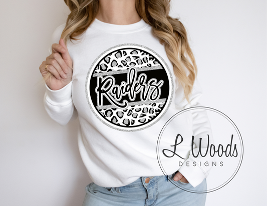 RAIDERS ROUND LEOPARD
